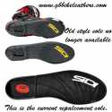 SIDI soles for Sidi Vertibra, Cobra Rain, Gore-Tex, B2, Corsa, Cobra, Vented or any other model with this style of sole